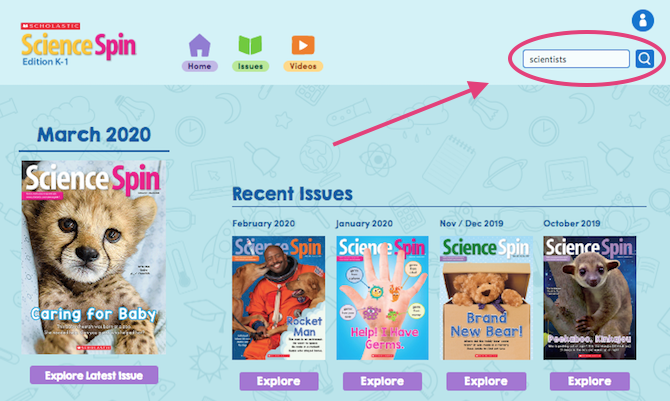 ScienceSpin issue page